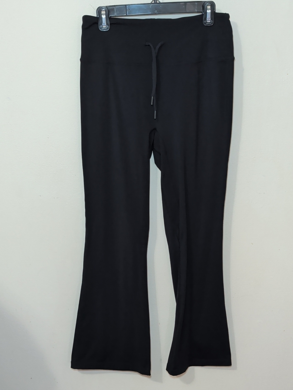 Zyia Active Black Charisma Flare Pants Workout Gym Relaxation Women's Size 12